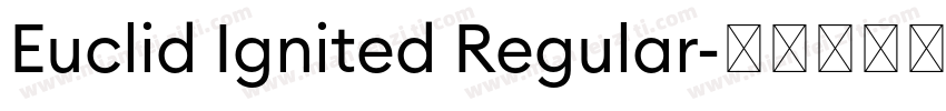 Euclid Ignited Regular字体转换